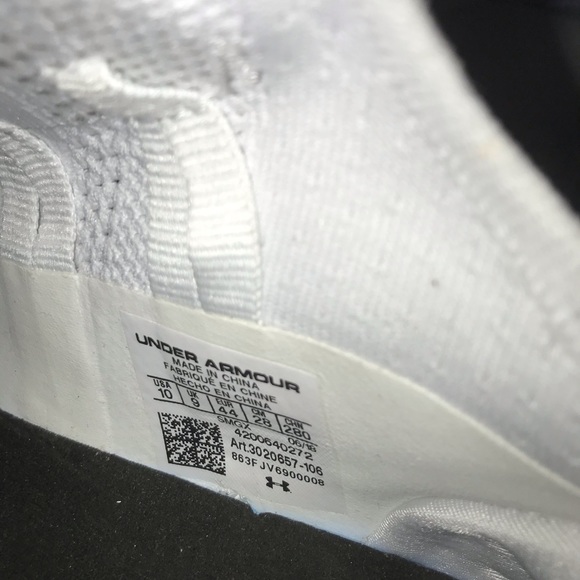 Under armor Curry 5 white glacier bottom - Picture 4 of 4